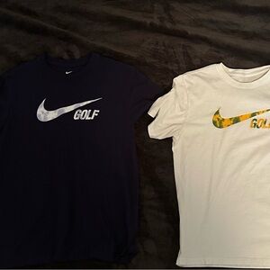 Nike Black and White Short Sleeve Tees